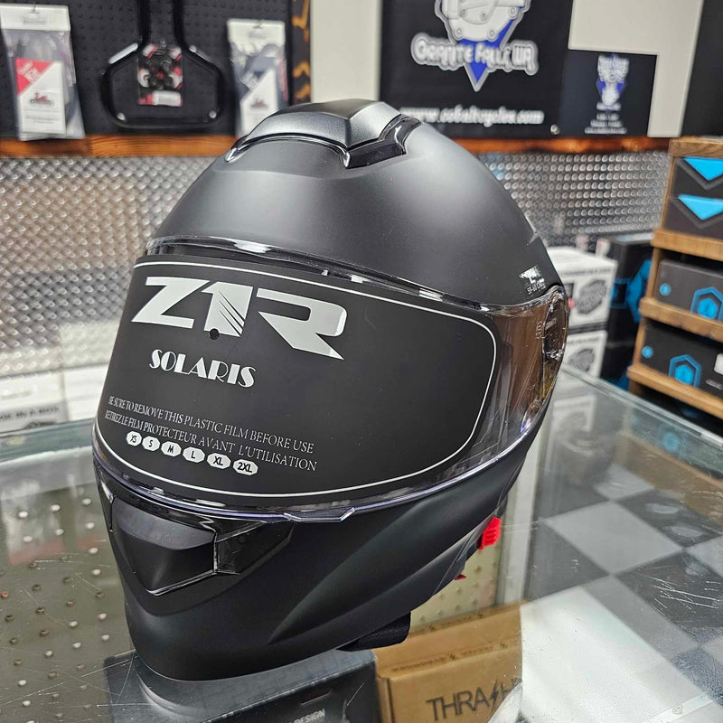 CLOSEOUT Z1R Solaris Modular Helmet - Flat Black