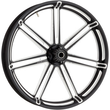 Arlen Ness 7-Valve Forged Aluminum Wheel - Front - 21 x 3.5 w/ ABS - Black