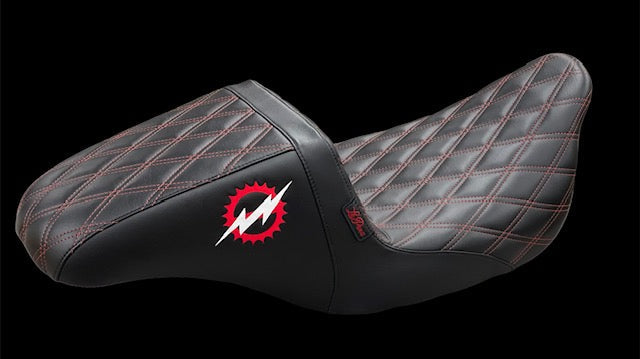 Cobalt Cycles Edition LePera Kickflip Seat - 2018+ Softail Heritage and Deluxe Models