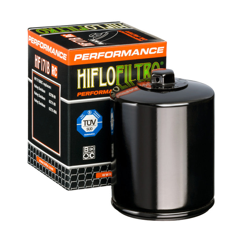 Hiflofiltro Race Oil Filter - 1999-2023 Big Twin Models (Exc. Evo) - Black