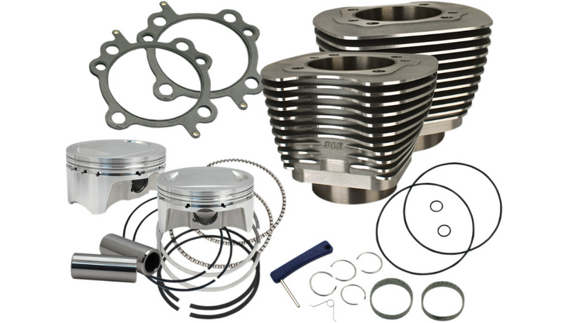S&S Cycle Big Bore Piston and Cylinder Kit - 110" - Black