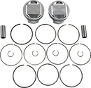 JE PISTONS Piston Kit - Bored to 98" - 10.5:1 CR - 88"/96" Twin Cam 324722