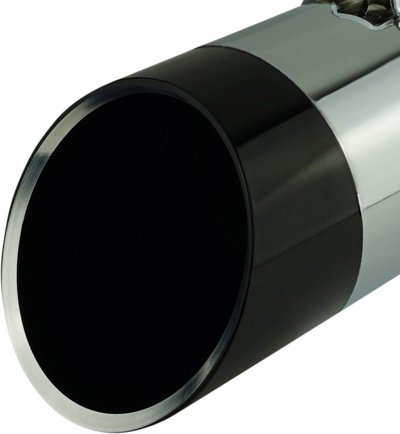 KHROME WERKS Replacement End Cap - Edge - 4-1/2" - Black 200714P