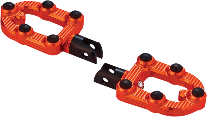 ARLEN NESS MX Foot Pegs - Driver/Passenger - Orange 07-969