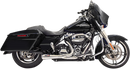 BASSANI XHAUST Short 2:1 Exhaust for FL - Chrome 1F42R