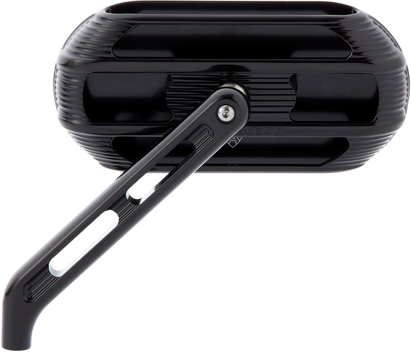 ARLEN NESS Mirror - Sidekick - Side View - Oval - Black - Left 510-000