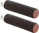 ARLEN NESS Knurled Foot Pegs - Male Mount - Titanium 07-905