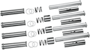 DRAG SPECIALTIES Pushrod Tube Kit - Chrome - Big Twin 75711