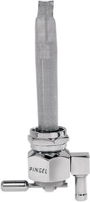 PINGEL Hex Fuel Valve - Chrome - 22 mm 6391-CH