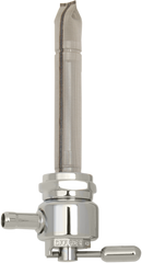 PINGEL Round Fuel Valve - Chrome - 22 mm 1311-CR