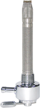 PINGEL Round Fuel Valve - Chrome - 3/8" NPT 1211-CR