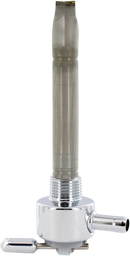 PINGEL Round Fuel Valve - Chrome - 3/8" NPT 6211-CR