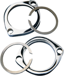 DRAG SPECIALTIES Exhaust Flange Kit - Chrome 74545