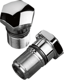 DRAG SPECIALTIES Fork Tube Cap - Chrome 301119-BC105