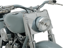 DRAG SPECIALTIES Fork Tins - Chrome - Ribbed - '86-'17 FLST - 3-Piece 74156