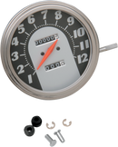 DRAG SPECIALTIES FL-'62-'67 Style 2240:60 Speedometer - Black/White Face 72397M