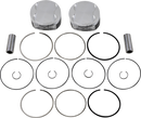 JE PISTONS Piston Kit - 4.125" Bore - +0.188" Oversize - 107" M8 370245