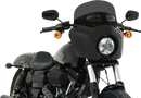 MEMPHIS SHADES Road Warrior Windshield - Vented - Dark Black Smoke - 9" MEP87310