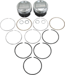 KB PERFORMANCE Piston Kit - 3.750" +0.020" - 10.5:1 CR - 88" Twin Cam KB426C.020