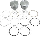 KB PERFORMANCE Piston Kit - 3.750" +0.020" - 8.8:1 CR - 88" Twin Cam KB425C.020