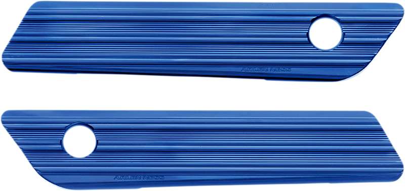 ARLEN NESS Saddlebag Latch Covers - Blue 03-604