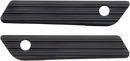 ARLEN NESS Saddlebag Latch Covers - Black 03-603