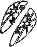 ARLEN NESS 10 Gauge Floorboards - Driver - Black 410-005