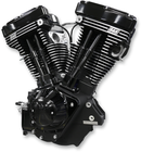 S&S CYCLE V111 Long-Block Engine - Black Edition - '84-'99 Custom Chasis w/Alternator Style Primary 310-0829