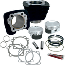 S&S CYCLE 1200cc Conversion Kit - XL883 - Wrinkle Black 910-0687