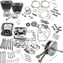 S&S CYCLE 124" Hot Set Up® - Big Bore/Stroker - Wrinkle Black - 96/103/110A Twin Cam 900-0568