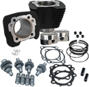 S&S CYCLE Hooligan Kit - 883 cc to 1200 cc - Wrinkle Black - Sportster 910-0699