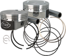 S&S CYCLE Piston Kit - 3.5625" - 1250cc Big Bore - 10.3:1 CR - XL 920-0070