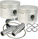S&S CYCLE Piston Kit - For 80" Stock or S&S Heads - 3.500" - +0.020" 920-0027