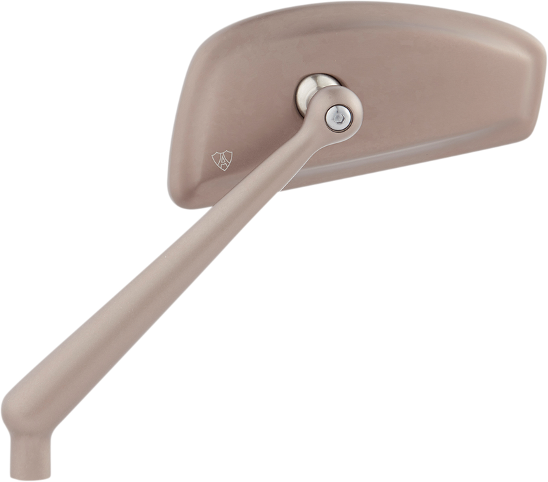 ARLEN NESS Mirror - Tearchop - Side View - Teardrop - Titanium - Left 510-016