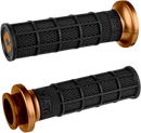 ODI Hart-Luck Signature V-Twin Lock-On™ Grips - TBW - Black/Bronze V31HTW-BZ-Z