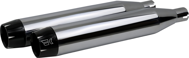 KHROME WERKS 3-1/2" Slip-On Mufflers - Chrome 202500