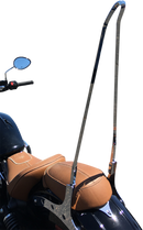 CYCLE VISIONS Sissy Bar Stick - Chrome - 30" Squaretude CV8036