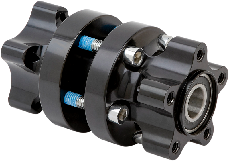ARLEN NESS Hub - Cartridge - Rear/Single Disc - Black - Softail/Hydra Glide Revival 71-704