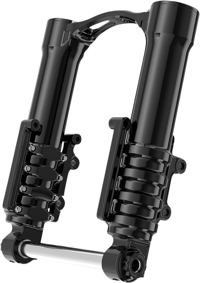 ARLEN NESS Fork Legs - 49 mm - Black Anodized - For Factory Brake Caliper 120-002
