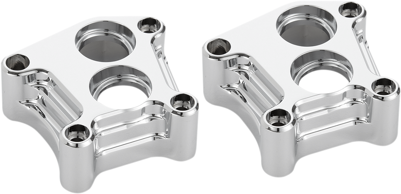 ARLEN NESS Lifter Block Covers - 10 Gauge - Chrome 12-572