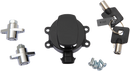 DRAG SPECIALTIES Side Hinge Ignition Switch with Saddlebag Lock - Gloss Black E21-0214GB/50