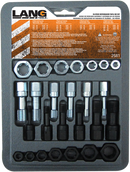 LANG TOOLS Thread Restorer - Tap/Die - Fine/Coarse Thread - SAE - 26-Piece 2581