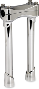 BILTWELL Murdock Handlebar Risers - 10" - Chrome 6403-105-10