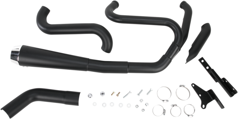 BASSANI XHAUST Road Rage 2:1 Exhaust - Black - FXD 1D5250B