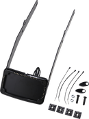 CYCLE VISIONS License Plate Relocation Kit - Slick Signals - LED - Curved - Black - '12-'17 Softail CV4655B