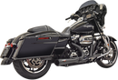 BASSANI XHAUST Short 2:1 Exhaust for FL - Black 1F42RB