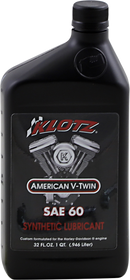 KLOTZ OIL V Twin Synthetic Oil - 60W - 1 U.S. quart KH-60