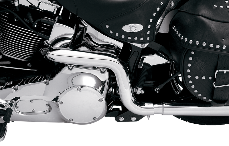 BASSANI XHAUST Power Curve True-Dual Crossover Header Pipes - '86-'06 Softail SFT-211
