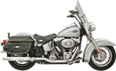BASSANI XHAUST Power Curve True-Dual Crossover Header Pipes - '07-'17 Softail SFT-212
