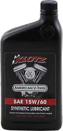 KLOTZ OIL V-Twin Synthetic Oil - 15W-60 - 1 U.S. quart KV-1560